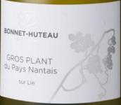 邦尼·伊杜酒莊歌普南干白葡萄酒(Domaine Bonnet Huteau Gros Plant du Pays Nantais, Loire Valley, France)