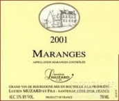 路西安·莫扎德馬朗日干紅葡萄酒(Domaine Lucien Muzard Maranges, Cote de Beaune, France)