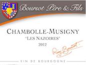 波索特父子酒莊香波-暮西尼干紅葡萄酒(Maison Boursot Pere & Fils Chambolle-Musigny Les Nazoires, Cote de Nuits, France)