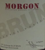 讓-保羅布朗特雷斯酒莊干紅葡萄酒(Jean-Paul Brun Domaine des Terres Dorees, Morgon, France)
