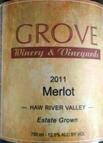 戈洛夫酒莊梅洛干紅葡萄酒(Grove Winery & Vineyards Merlot, North Carolina, USA)