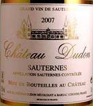 杜頓城堡貴腐甜白葡萄酒(Chateau Dudon, Sauternes, France)