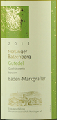 巴登酒莊納斯格巴茲貝格古特德干白葡萄酒(Badischer Winzerkeller Gutedel Trocken Norsinger Batzenberg, Baden, Germany)