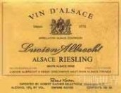 艾伯特雷司令干白葡萄酒(Lucien Albrecht Riesling, Alsace, France)