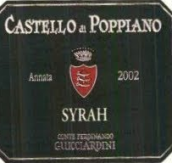 古地卡特羅西拉干紅葡萄酒(Guicciardini Castello di Poppiano Syrah, Tuscany, Italy)