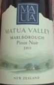 馬騰酒莊黑皮諾紅葡萄酒(Matua Valley Pinot Noir, Marlborough, New Zealand)