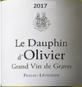 奧利弗酒莊海豚干白葡萄酒(Le Dauphin d'Olivier Blanc, Pessac-Leognan, France)