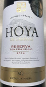 文森特·甘迪亞奧亞卡德納斯丹魄珍藏干紅葡萄酒(Vicente Gandia Hoya de Cadenas Reserva Tempranillo, Utiel-Requena, Spain)