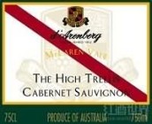 黛倫堡高架赤霞珠干紅葡萄酒(d'Arenberg The High Trellis Cabernet Sauvignon, McLaren Vale, Australia)