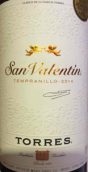 托雷斯酒莊圣情系列丹魄干紅葡萄酒(Miguel Torres San Valentin Tempranillo, Catalonia, Spain)