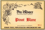 伯納·斯蒂勒酒莊白皮諾干白葡萄酒(Domaine Bernard Staehle Pinbot Blanc, Alsace, France)