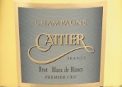 卡蒂埃一級(jí)園極干型白中白香檳(Champagne Cattier Blanc de Blancs Premier Cru Brut, Champagne, France)