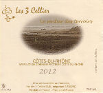 诗利亚罗讷河谷丘干红葡萄酒(Domaine des 3 Cellier Cote-du-Rhone, Rhone Valley, France)