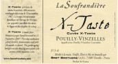 布雷兄弟書芳泰斯特（普伊-凡列爾）甜白葡萄酒(Bret Brothers La Soufrandiere Cuvee X-Taste, Pouilly-Vinzelles, France)