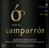 弗朗科斯酒莊康派羅松珍藏干紅葡萄酒(Bodegas Francisco Casas Camparron Reserva, Toro, Spain)