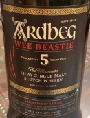 阿德貝哥小野獸10年蘇格蘭單一麥芽威士忌(Ardbeg Wee Beastie 5 Year Old Single Malt Scotch Whisky, Islay, UK)