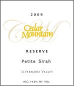 雪松山珍藏西拉干紅葡萄酒(Cedar Mountain Winery Reserve Petite Syrah , Livermore Valley, U)