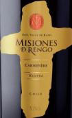 萬軒士酒莊珍藏佳美娜紅葡萄酒(Misiones de Rengo Reserva Carmenere, Rapel Valley, Chile)