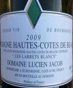 路西安·雅各布酒莊拉雷特（上伯恩丘村）白葡萄酒(Domaine Lucien Jacob Hautes Cotes de Beaune Les Larrets Blancs, Burgundy, France)