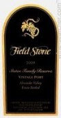 田石酒莊珍藏年份波特(Field Stone Winery Reserve Vintage Port, Sonoma County, USA)