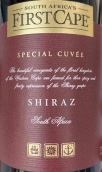 海角酒莊特釀設(shè)拉子紅葡萄酒(First Cape Special Cuvee Shiraz, South Africa)