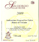 里帕酒莊圣喬治奧之玫瑰白葡萄酒(Fattoria La Ripa San Giorgio alle Rose Bianco, Tuscany, Italy)