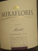 米拉福樂酒莊珍藏梅洛紅葡萄酒(Miraflores Reserva Merlot, Sierra Foothills, United States)