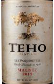 特霍酒莊特級園雛菊馬爾貝克紅葡萄酒(TeHo Grand Cru Les Paquerettes Malbec, La Consulta, Argentina)