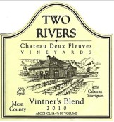 双河酿酒师西拉-赤霞珠混酿干红葡萄酒(Two Rivers Winery Vintner's Blend, Colorado, USA)