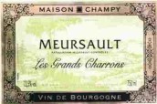 香皮酒莊大莎朗（默爾索村）白葡萄酒(Maison Champy Les Grands Charrons, Meursault, France)