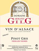 吉力歌老藤灰皮諾半干型白葡萄酒(Domaine Armand Gilg Pinot Gris Vieilles Vignes, Alsace, France)