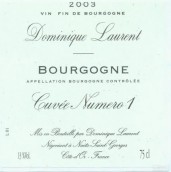 Dominique Laurent Numero 1 Bourgogne Rouge, Burgundy, France