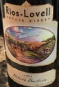 瑞雫酒莊巴貝拉干紅葡萄酒(Rios-Lovell Estate Winery Estate Barbera, Livermore Valley, USA)