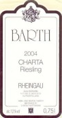 巴斯查爾塔雷司令白葡萄酒(Barth Charta Riesling, Rheingau, Germany)