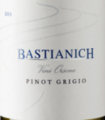 巴斯蒂安尼奇亞德里亞灰皮諾白葡萄酒(Bastianich Adriatico Pinot Grigio, Friuli Colli Orientali, Italy)