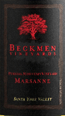 貝克曼園里西馬山園瑪珊干白葡萄酒(Beckmen Vineyards Purisima Mountain Vineyard Marsanne, Santa Ynez Valley, USA)