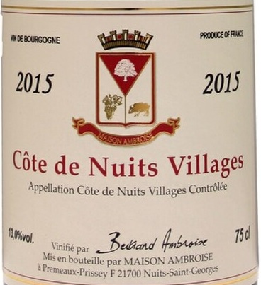 Maison Bertrand Ambroise Vosne-Romanee Aux Damaudes, Cote De Nuits