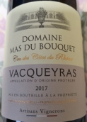 卡瓦特酒莊布凱紅葡萄酒(Vignerons de Caractere Domaine Mas du Bouquet, Vacqueyras, France)