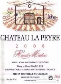 Chateau La Peyre, Haut-Medoc, France