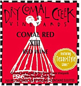 科莫溪科莫XIII半甜紅葡萄酒(Dry Comal Creek Vineyards Comal Red XIII, Texas Hill Country, USA)