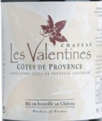 瓦倫汀尼斯干紅葡萄酒(Chateau Les Valentines Cotes de Provence Rouge, Provence, France)