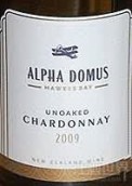 阿爾法·多默斯霞多麗干白葡萄酒（非橡木桶）(Alpha Domus Unoaked Chardonnay, Hawke's Bay, New Zealand)