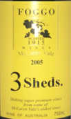 富哥酒莊3舍歌海娜干紅葡萄酒(Foggo 3 Sheds Grenache, McLaren Vale, Australia)