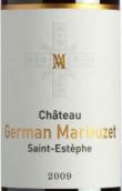 德馬布澤酒莊紅葡萄酒(Chateau German Marbuzet, Saint-Estephe, France)