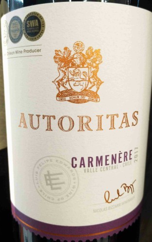 autoritas carmenere, valle central, chile红酒评分|葡萄酒评分