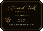 肯尼斯沃爾克珀瑪埃爾結(jié)園梅洛干紅葡萄酒(Kenneth Volk El Pomar Junction Vineyard Merlot, Paso Robles, USA)