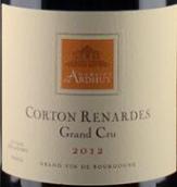 達(dá)哈瑞酒莊雷納德（科爾登特級(jí)園）紅葡萄酒(Domaine d'Ardhuy Corton Renardes Grand Cru, Cote de Beaune, France)