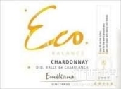 埃米利亚纳生态霞多丽干白葡萄酒(Emiliana Eco Balance Chardonnay, Colchagua Valley, Chile)