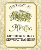 赫林酒莊希貝格巴爾格蘭布朗園瓊瑤漿干白葡萄酒(Domaine Hering Gewurztraminer Kirchberg de Barr Clos Gaensbroennel, Alsace Grand Cru, France)