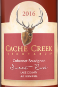 卡切溪桃紅甜葡萄酒(Cache Creek Vineyards Sweet Rose, Lake County, USA)